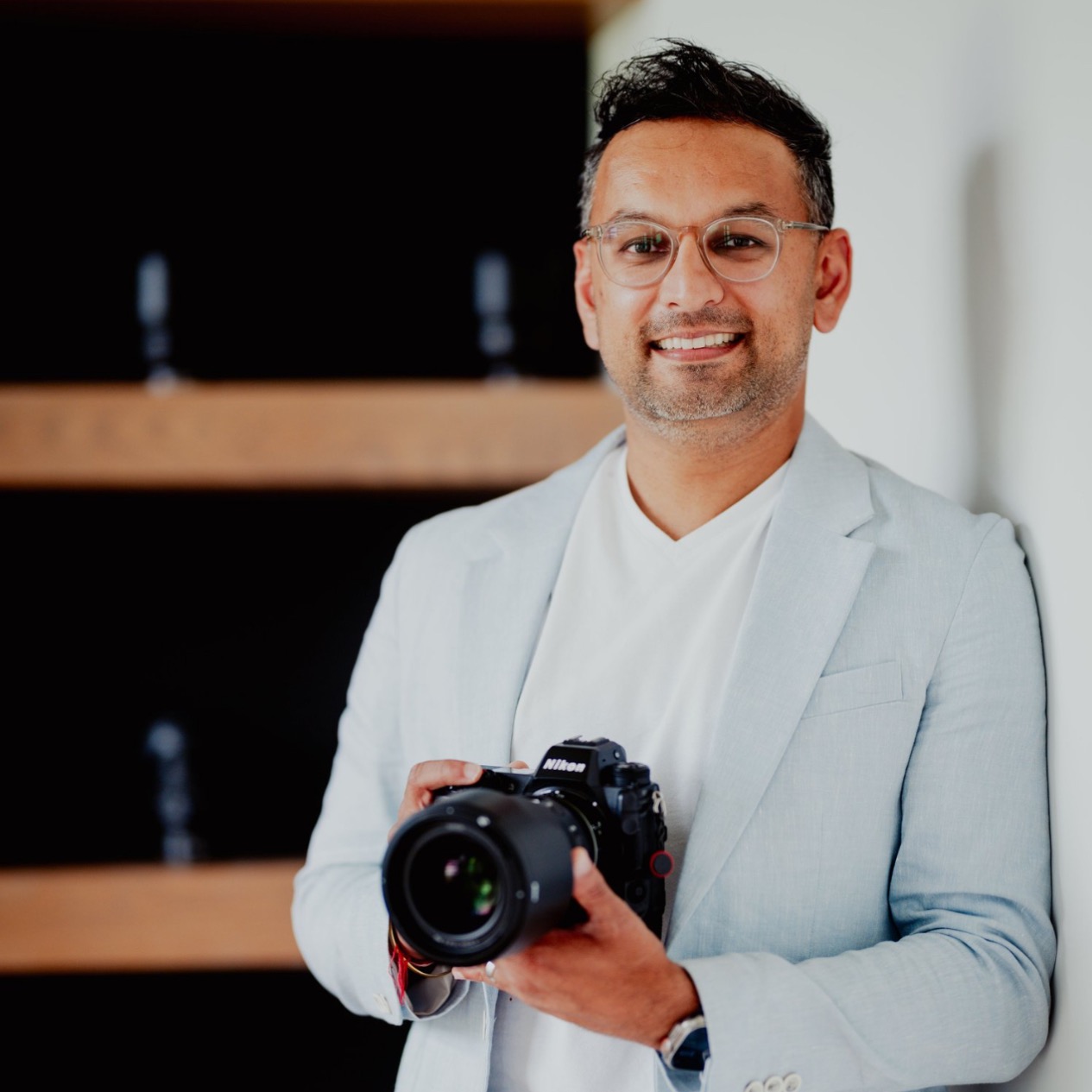 Headshot of a professional photographer